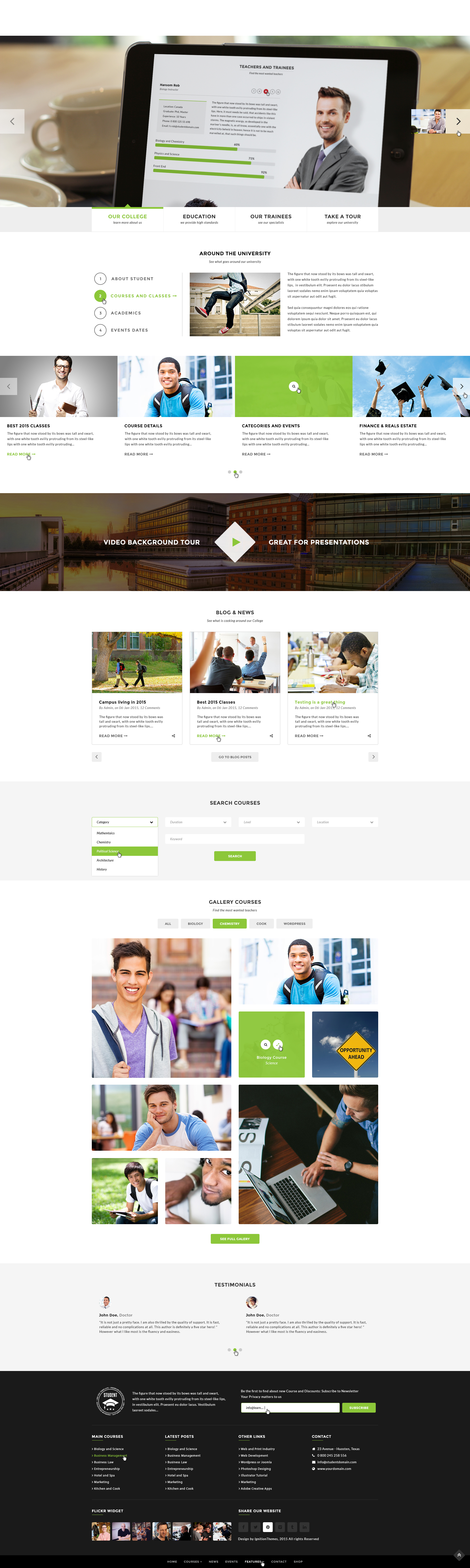 Student - LMS/PSD Template by IgnitionThemes | ThemeForest